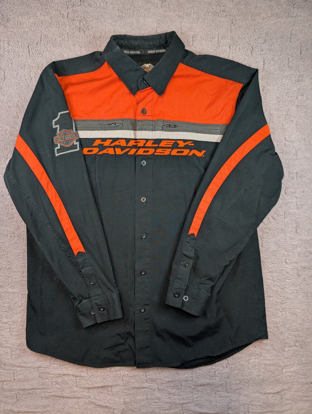 Men's Harley-Davidson Genuine Motor Clothes Button-up Shirt - Size XL